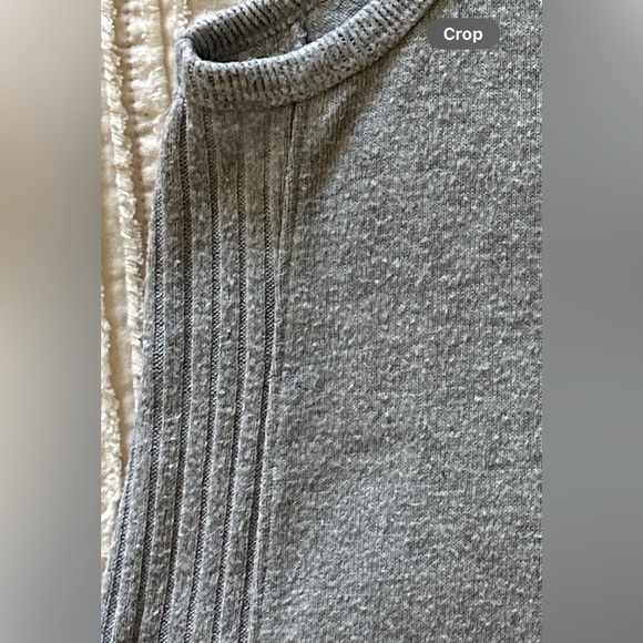 Lucky Brand 🍀 light grey thin sweater tank top - Picture 8 of 9